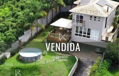 Imagem: A casa em condomínio possui 3 Dormitórios, 4 Banheiros, 5