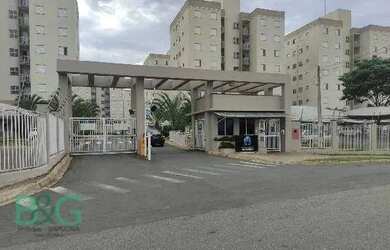 Imagem: O apartamento possui 2 Dormitórios, 1 Banheiro, 1 Vaga na garagem