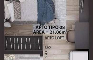 Imagem 5: Apartamento com 1 dormitório à venda, 27 m² por R$ 199.000,00 - Tambauzinho...