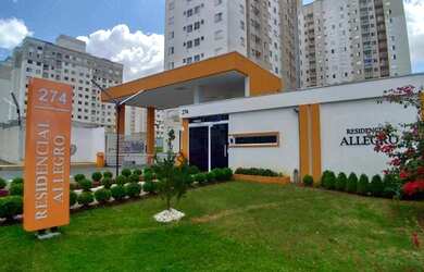 Imagem: O apartamento possui 2 Dormitórios, 1 Banheiro, 1 Vaga na garagem