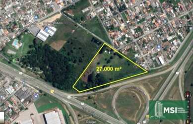 Imagem: O terreno possui 27000m² de Área e está localizado em Borda