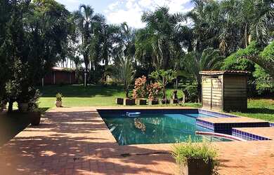 Imagem: A fazenda possui 600m² de Área, Churrasqueira, Piscina, Varanda