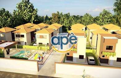 Imagem: A casa possui 2 Dormitórios, 2 Banheiros, 2 Vagas na garagem