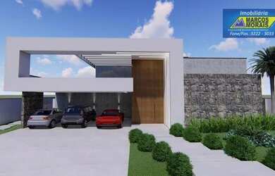 Imagem: A casa em condomínio possui 4 Dormitórios, 5 Banheiros, 5