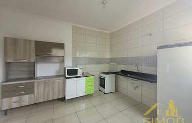 Imagem: O apartamento possui 1 Dormitório, 1 Banheiro, 1 Vaga na garagem