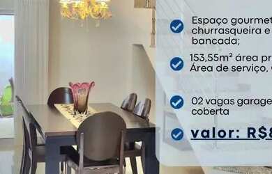 Imagem: A casa em condomínio possui 3 Dormitórios, 4 Banheiros, 2