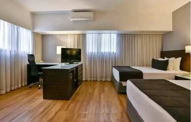 Imagem: O studio possui 1 Dormitório, 1 Banheiro, 1 Vaga na garagem