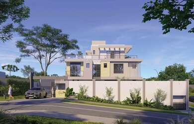 Imagem: A casa em condomínio possui 3 Dormitórios, 2 Banheiros, 2