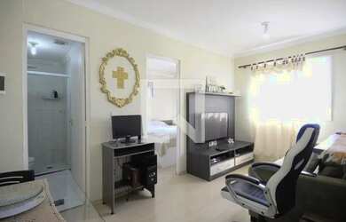 Imagem: O apartamento possui 1 Dormitório, 1 Banheiro, 33m² de Área