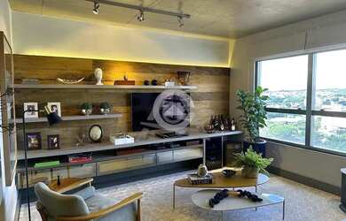 Imagem: O apartamento possui 1 Dormitório, 2 Banheiros, 2 Vagas na