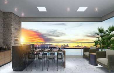 Imagem: O apartamento possui 3 Dormitórios, 4 Banheiros, 2 Vagas na