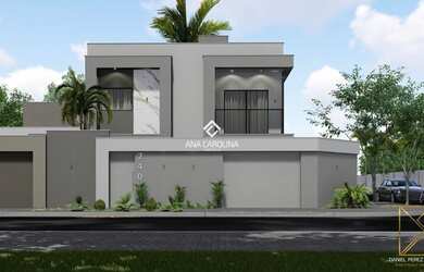 Imagem: A casa possui 3 Dormitórios, 1 Banheiro, 3 Vagas na garagem