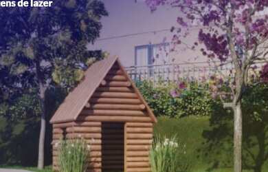 Imagem: O apartamento possui 2 Dormitórios, 1 Banheiro, 1 Vaga na garagem