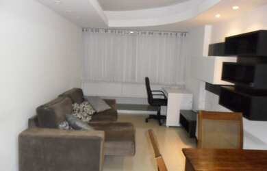 Imagem: O apartamento possui 1 Dormitório, 1 Banheiro, 1 Vaga na garagem