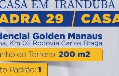 Imagem: A casa possui 2 Dormitórios, 2 Banheiros, 3 Vagas na garagem