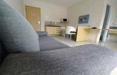 Imagem: O studio possui 1 Dormitório, 1 Banheiro, 47m² de Área, Imóvel