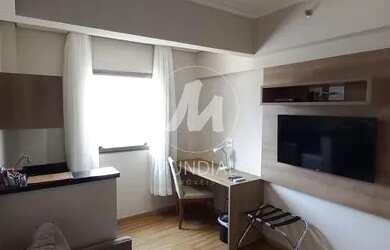 Imagem: O apartamento possui 1 Dormitório, 1 Banheiro, 1 Vaga na garagem