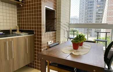 Imagem: O apartamento possui 3 Dormitórios, 5 Banheiros, 161m² de