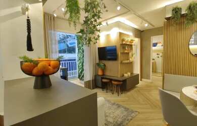 Imagem: O apartamento possui 2 Dormitórios, 1 Banheiro, 1 Vaga na garagem