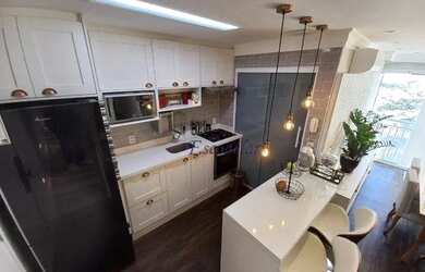 Imagem: O apartamento na cobertura possui 2 Dormitórios, 2 Banheiros