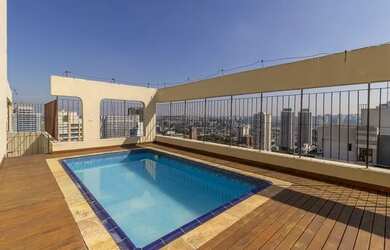 Imagem: O apartamento na cobertura possui 5 Dormitórios, 5 Banheiros