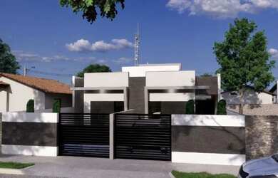 Imagem: A casa possui 3 Dormitórios, 2 Banheiros, 1 Vaga na garagem