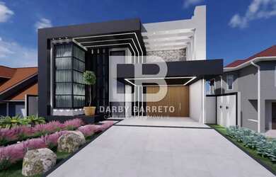 Imagem: A casa em condomínio possui 3 Dormitórios, 5 Banheiros, 4