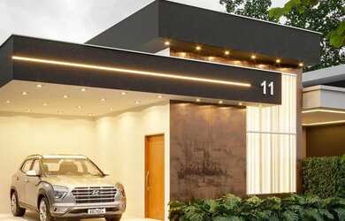 Imagem: A casa em condomínio possui 3 Dormitórios, 4 Banheiros, 2