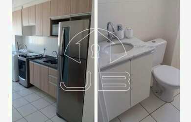 Imagem: O apartamento possui 2 Dormitórios, 1 Banheiro, 1 Vaga na garagem