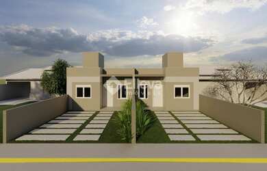 Imagem: A casa possui 2 Dormitórios, 1 Banheiro, 1 Vaga na garagem