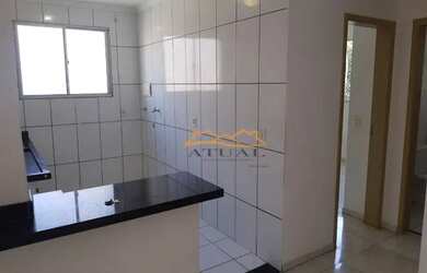 Imagem: O apartamento possui 2 Dormitórios, 1 Banheiro, 1 Vaga na garagem