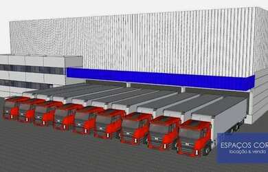 Imagem: O depósito possui 3.166m² de Área e está localizado em