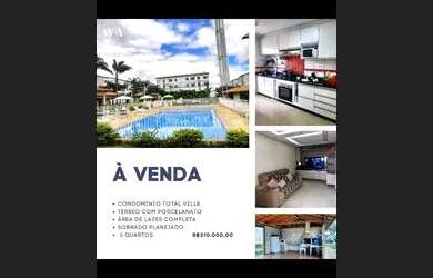 Imagem: A casa em condomínio possui 3 Dormitórios, 2 Banheiros, 1