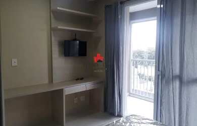 Imagem: O apartamento e possui 1 Dormitório, Suítes, 1 Banheiro