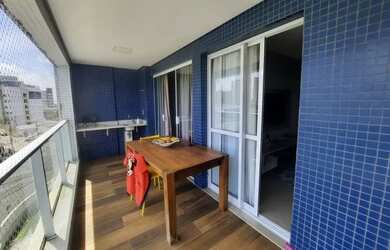 Imagem 2: Vista Beira Mar. Varanda, 107m² de Área, 2 Vagas na garageme3 Dormitórios