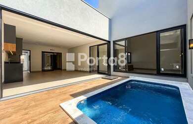 Imagem: A casa em condomínio possui 4 Dormitórios, 5 Banheiros, 4