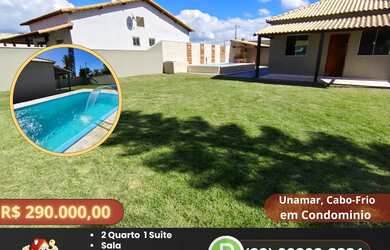 Imagem 1: Imóvel para venda com 70 metros quadrados com 2 quartos em Samburá (Tamoios) - Cabo Frio