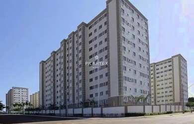 Imagem: O apartamento possui 2 Dormitórios, 1 Banheiro, 1 Vaga na garagem