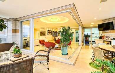 Imagem: O apartamento possui 4 Dormitórios, 5 Banheiros, 5 Vagas na