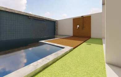 Imagem: A casa possui 3 Dormitórios, 3 Banheiros, 4 Vagas na garagem