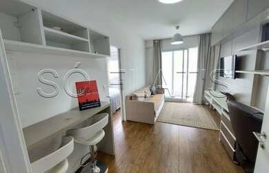 Imagem: O studio possui 1 Dormitório, 1 Banheiro, 1 Vaga na garagem