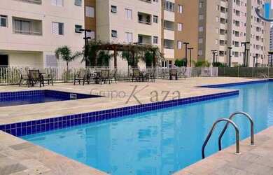 Imagem: O apartamento possui 2 Dormitórios, 1 Banheiro, 1 Vaga na garagem