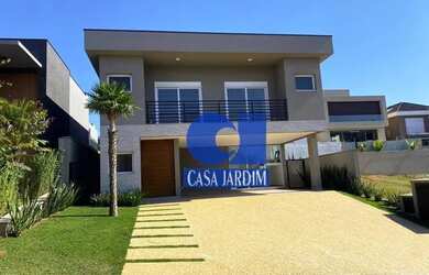 Imagem: A casa em condomínio possui 4 Dormitórios, 5 Banheiros, 3