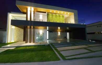 Imagem: A casa em condomínio possui 4 Dormitórios, 5 Banheiros, 5