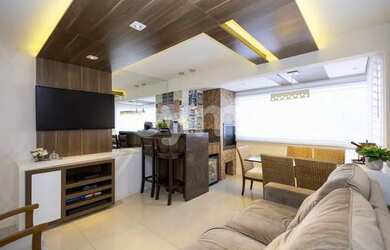 Imagem: O apartamento possui 3 Dormitórios, 2 Banheiros, 2 Vagas na