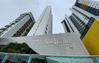 Imagem: O apartamento possui 1 Dormitório, 1 Banheiro, 1 Vaga na garagem