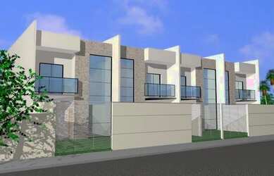 Imagem: A casa possui 3 Dormitórios, 3 Banheiros, 2 Vagas na garagem