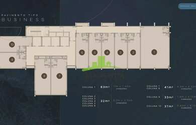 Imagem 2: Salas Comerciais à Venda no Infinity Business, Salvador, Ondina, 30m² a 82m², Lâmina Corpo