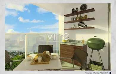 Imagem: O apartamento possui 2 Dormitórios, 2 Banheiros, 1 Vaga na