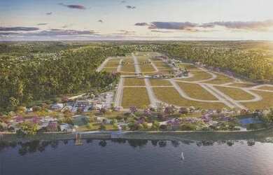 Imagem: O terreno possui 250m² de Área e está localizado em Aruana